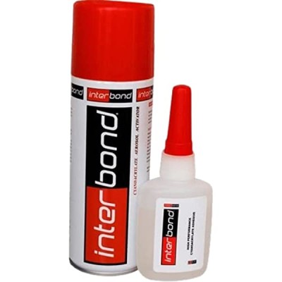 KIT COLLE ADHESIVE INSTANT 100G+400ML INTERBOND