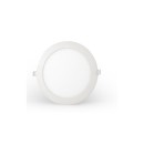 PANEL ROND 12W BLANC