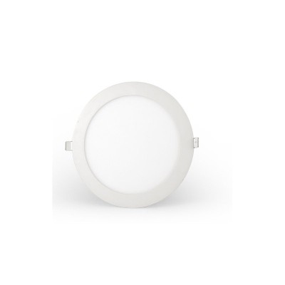 PANEL ROND 18W BLANC