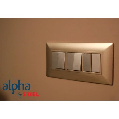 PLAQUE 6T ALPHA CHAMPAGNE