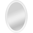 MIROIR ENC OVAL BL