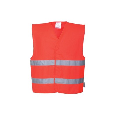 GILET DE VISIBI ROUGE