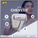 SECHE CHEVEUX 220V BLANC CARINO