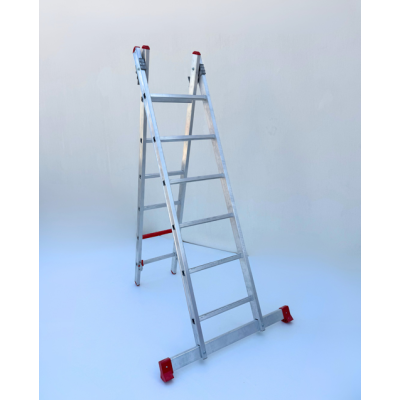 ECHELLE ALUMINIUM DOUBLE H4METRE, 13 MARCHES