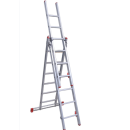 ECHELLE ALUMINIUM TRIPLE H4 METRE , 13 MARCHES