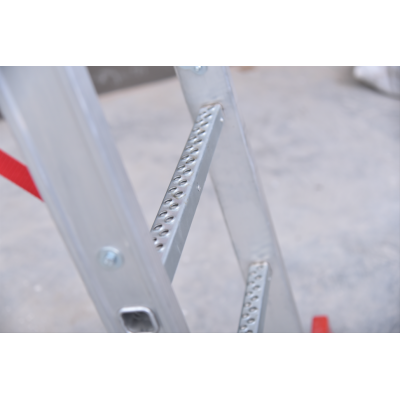 ECHELLE ALUMINIUM D'OLIVE 3.5M 9 MARCHES