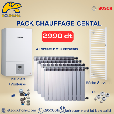 pack chauffage centale Bosch