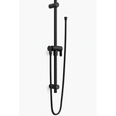 BARRE DE DOUCHE GLISSANTE NOIR
