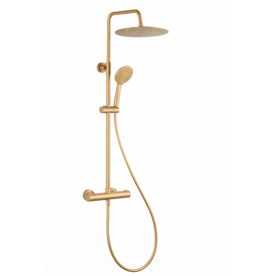 COLONNE DE DOUCHE ROND GOLD MISTILLO