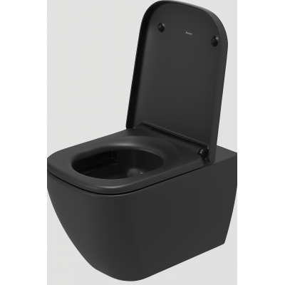 ABATTANT DURAVIT D-NEO SOFT CLOSE NOIR MAT