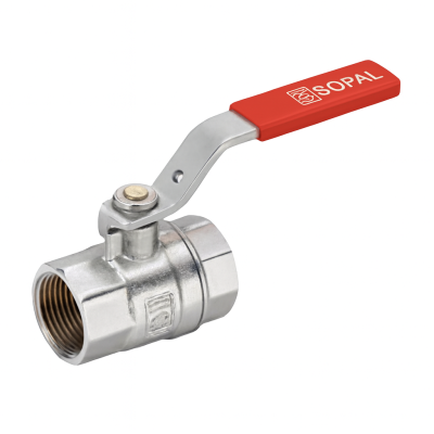 VANNE BS 3/4 FF INTEGRAL LEVIER ROUGE