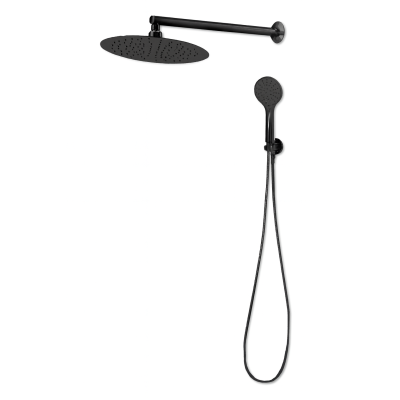 ENSEMBLE DOUCHE ENCASTRE NOIR 300MM SAP