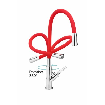 MITIGEUR D'EVIER ROUGE NABEUL