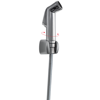 KIT DOUCHETTE WC METALISE GRIS