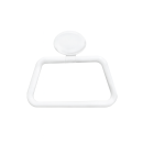 PORTE SERVIETTE ANNEAU BLANC A VENTOUSE ABS