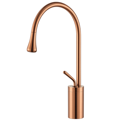 MITIGEUR LAVABO DORE ROSE CARINO