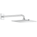 BRAS DE DOUCHE MURAL CARRE CHROME+DOUCHETTE CARRE MISTILLO