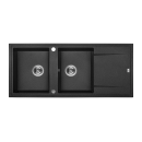 EVIER GRANIT MEGALO NOIR 50*116CM