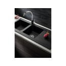 EVIER GRANIT MEGALO NOIR 50*116CM
