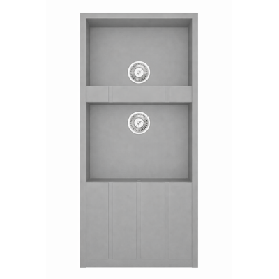 EVIER 115*50 LISBON GRIS CLAIR
