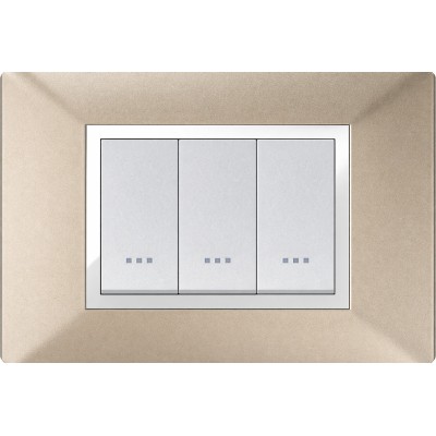 PLAQUE 3T ALPHA CHAMPAGNE