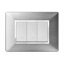 PLAQUE 3T ALPHA SILVER