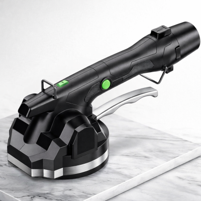 Ventouse Vibrante pour Pose de Carrelage 12V avec 2 Batteries