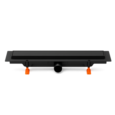 CANIVEAU DE DOUCHE INOX NOIR 55CM KLASIK