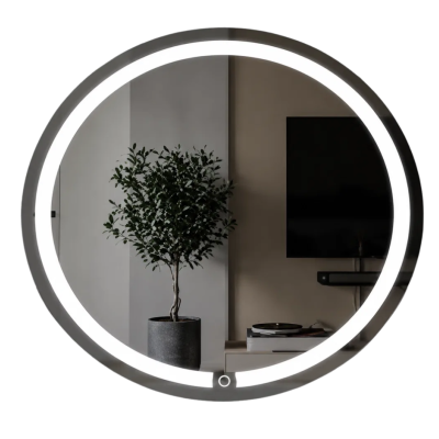 MIROIR LED MODENA H60*60 ROND CARINO